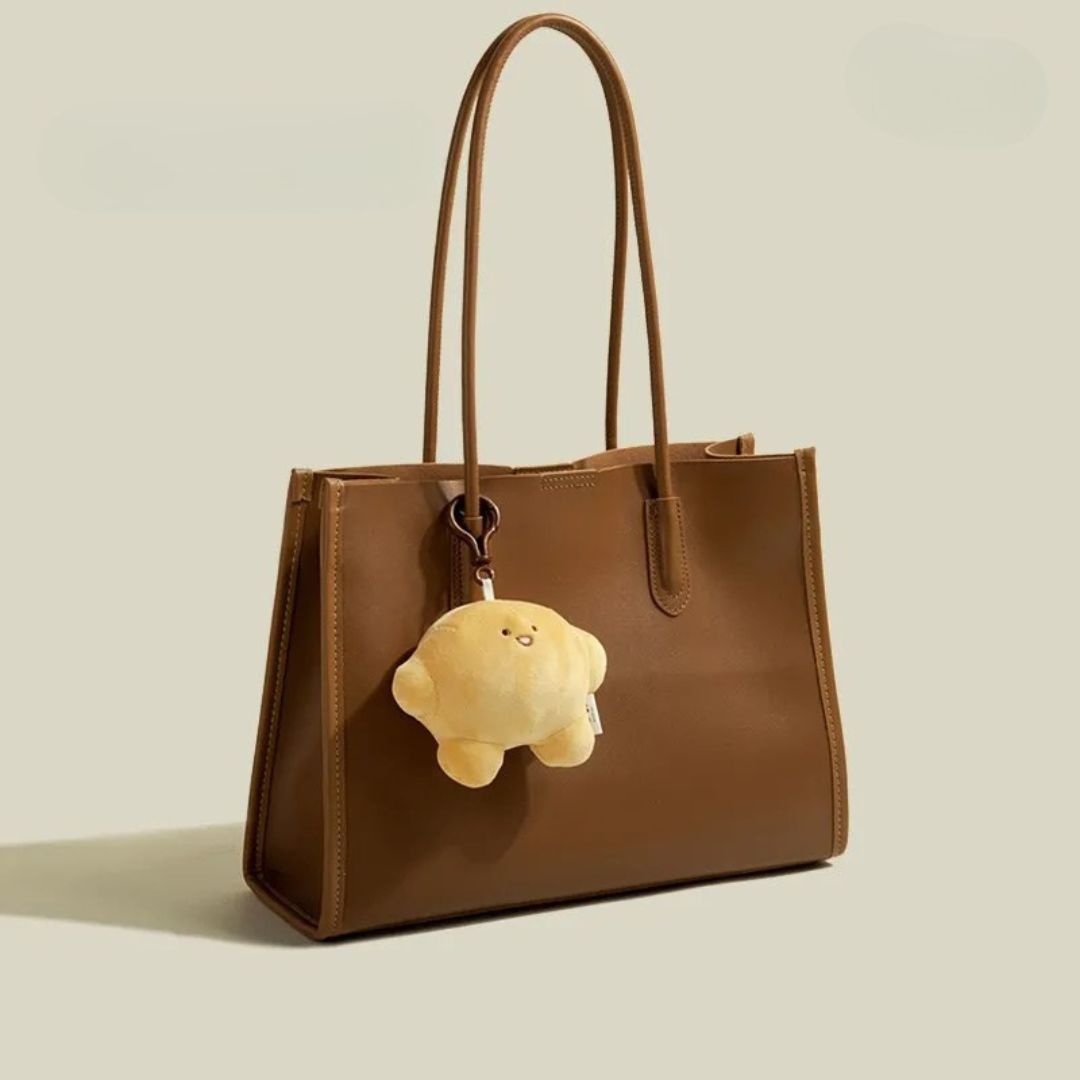 Large Handbag for Women ⎜ Practical Design with Cute Pendant and Spacious Interior