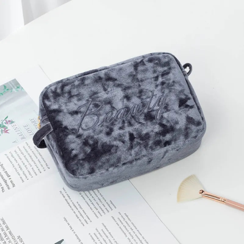 Cosmetic Bag for Women ⎜ Spacious and Portable Design with Soft Fabric and Practical Interior Organisation
