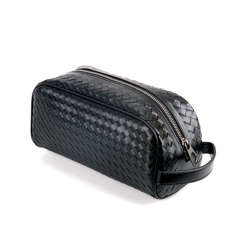 Leather Clutch for Men ⎜ Handmade Bag with Generous Storage Space and Robust Zip