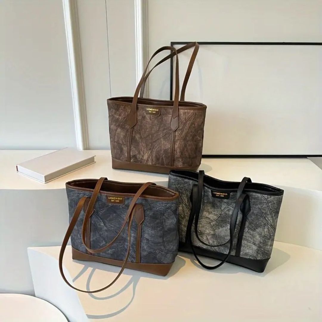 Large Tote Bag for Women ⎜ Simple Design with Spacious Interior and Stylish Carrying Handles