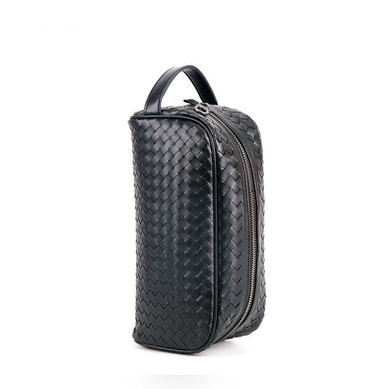 Leather Clutch for Men ⎜ Handmade Bag with Generous Storage Space and Robust Zip
