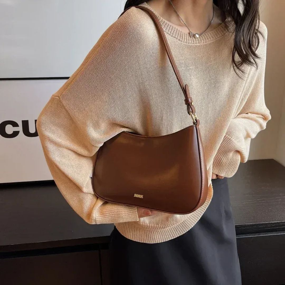 Fashionable Shoulder Bag for Women ⎜ Elegant Shoulder Bag Made From High - Quality Leather with a Practical Shape