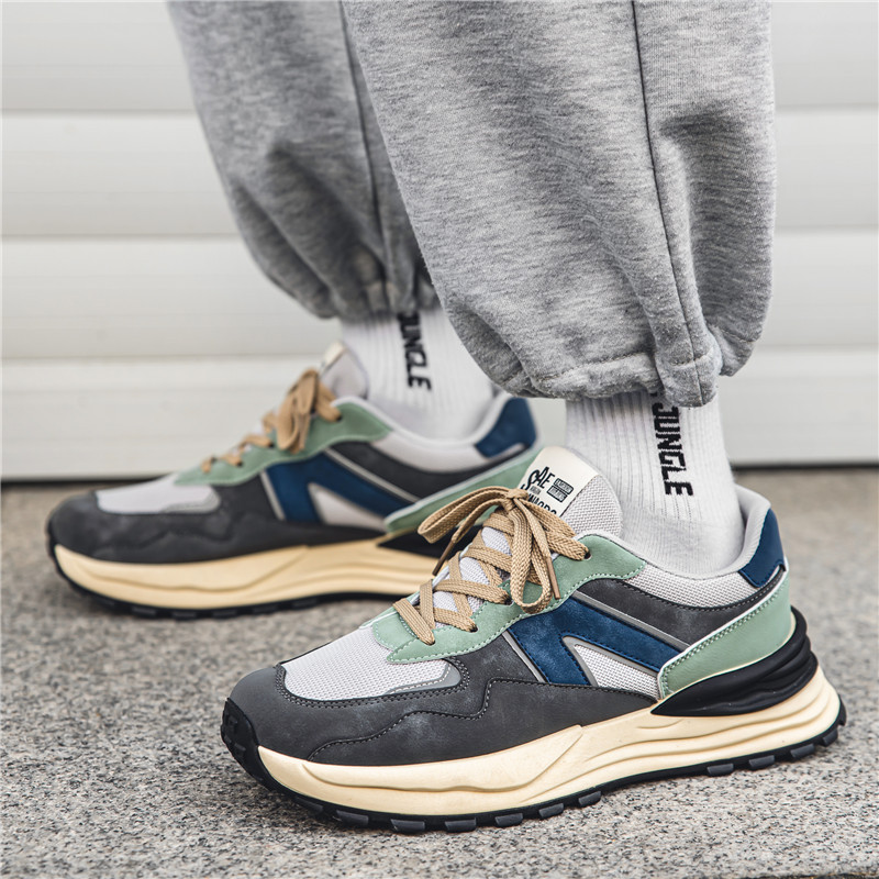 Men's Sneakers ⎜ Breathable Mesh Shoes with Platform and Raised Sole for Autumn
