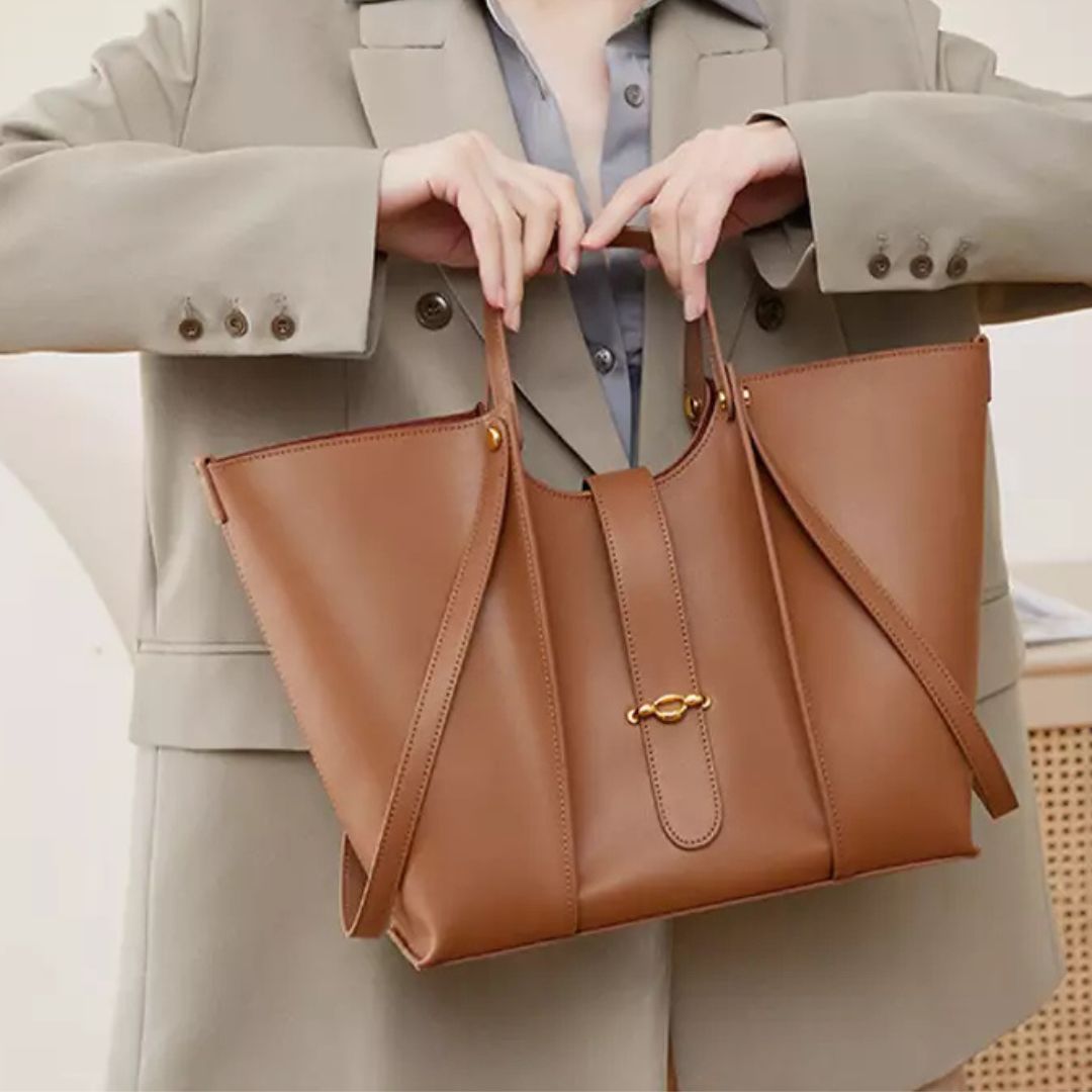 Large Tote Bag for Women ⎜ High - Quality Design Made From Genuine Leather with a Spacious Interior