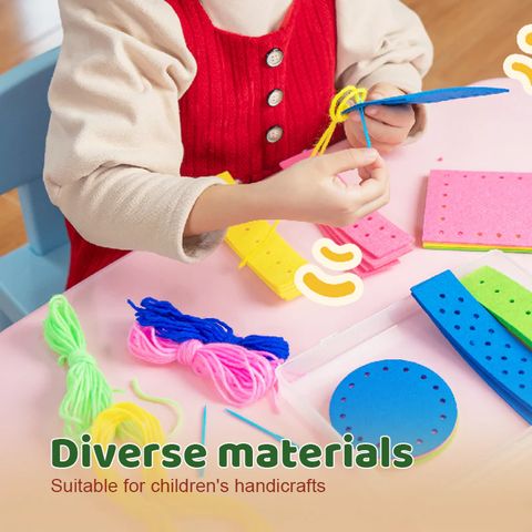 DIY Animal Craft Kit for Kids ⎜ Creative Handmade Material Set with Cartoon Stickers for Fun Learning and Play