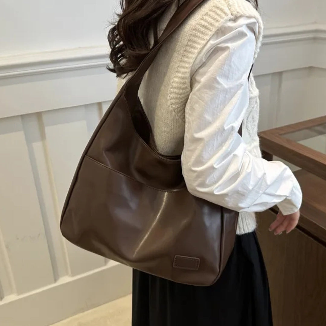 Vintage Hobo Bag for Women ⎜ Spacious Shoulder Bag Made From Pu Leather