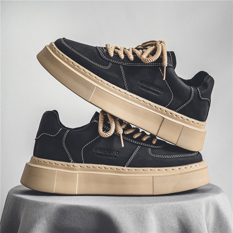 Men's Sneakers ⎜ Non - Slip Platform Shoes with Hard - Wearing Soles for Sporty Comfort