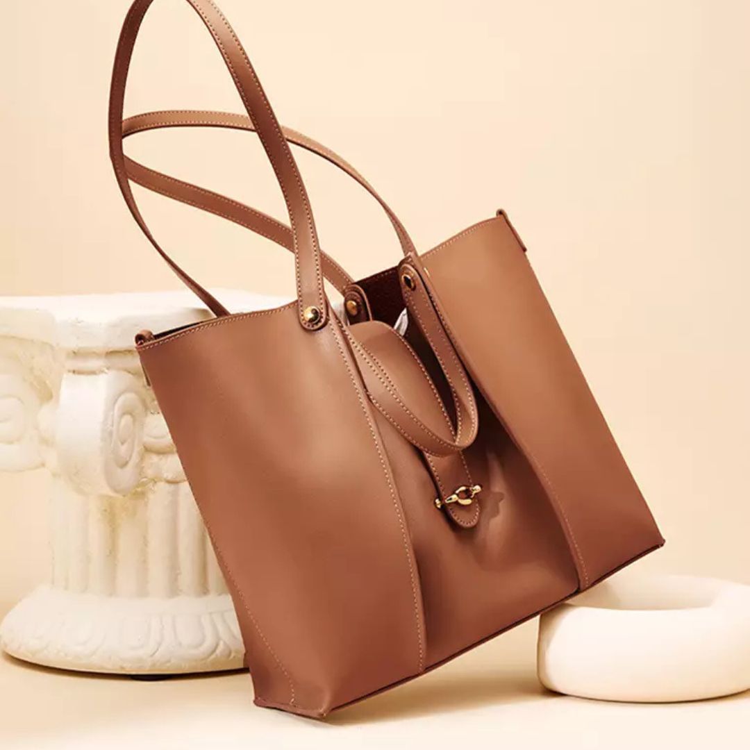 Large Tote Bag for Women ⎜ High - Quality Design Made From Genuine Leather with a Spacious Interior