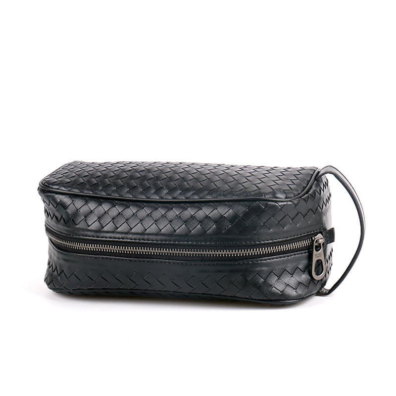 Leather Clutch for Men ⎜ Handmade Bag with Generous Storage Space and Robust Zip