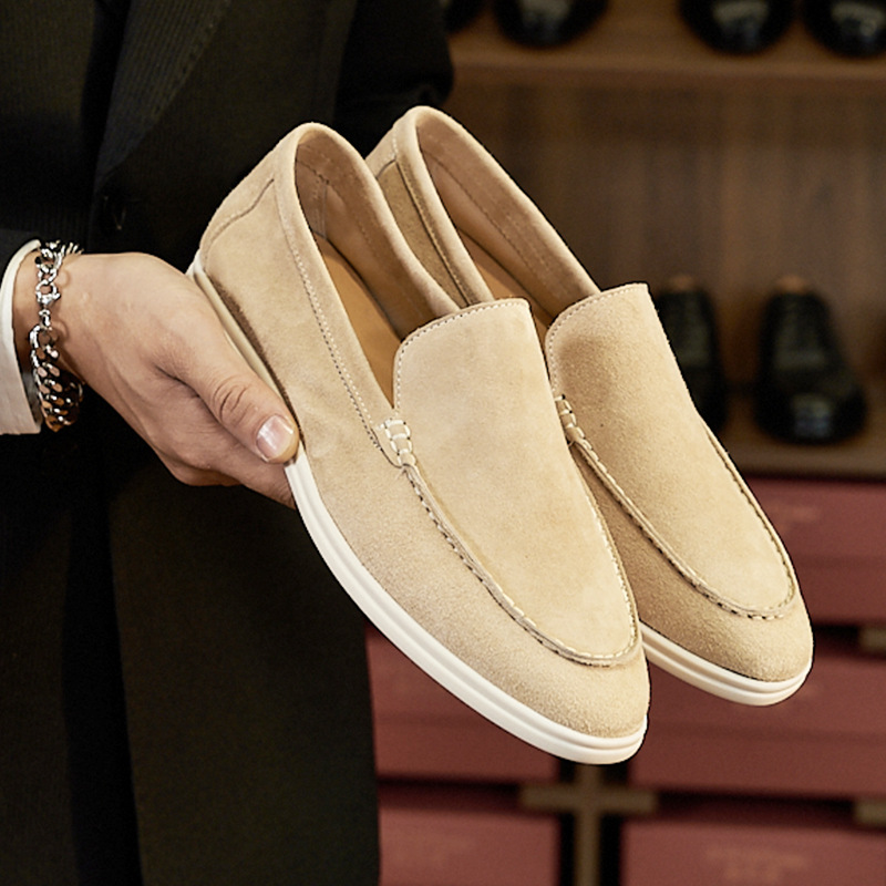 Men's Loafers ⎜ Comfortable Retro - Style Slip - on Shoes in Suede for Everyday Wear