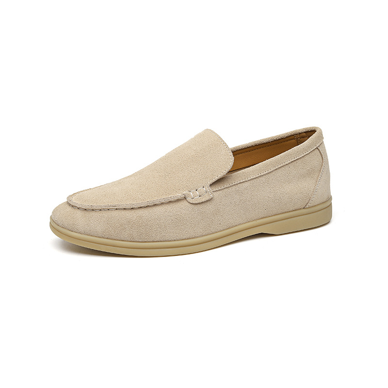 Men's Slip - on Moccasins ⎜ Comfortable Suede Shoes for Autumn in Several Colours