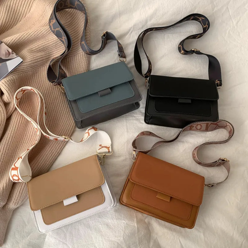 Shoulder Bag with Wide Strap ⎜ Compact Design for Everyday Use