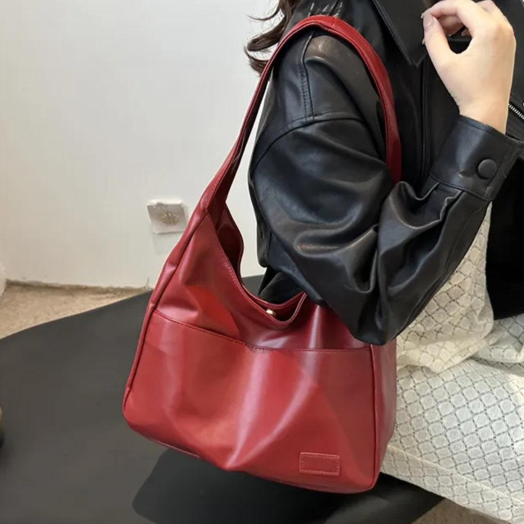 Vintage Hobo Bag for Women ⎜ Spacious Shoulder Bag Made From Pu Leather