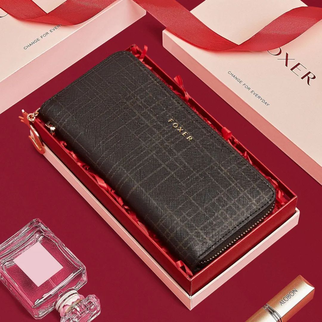 Women's Clutch Purse ⎜ Long Wallet with Coin Pocket and Card Slots