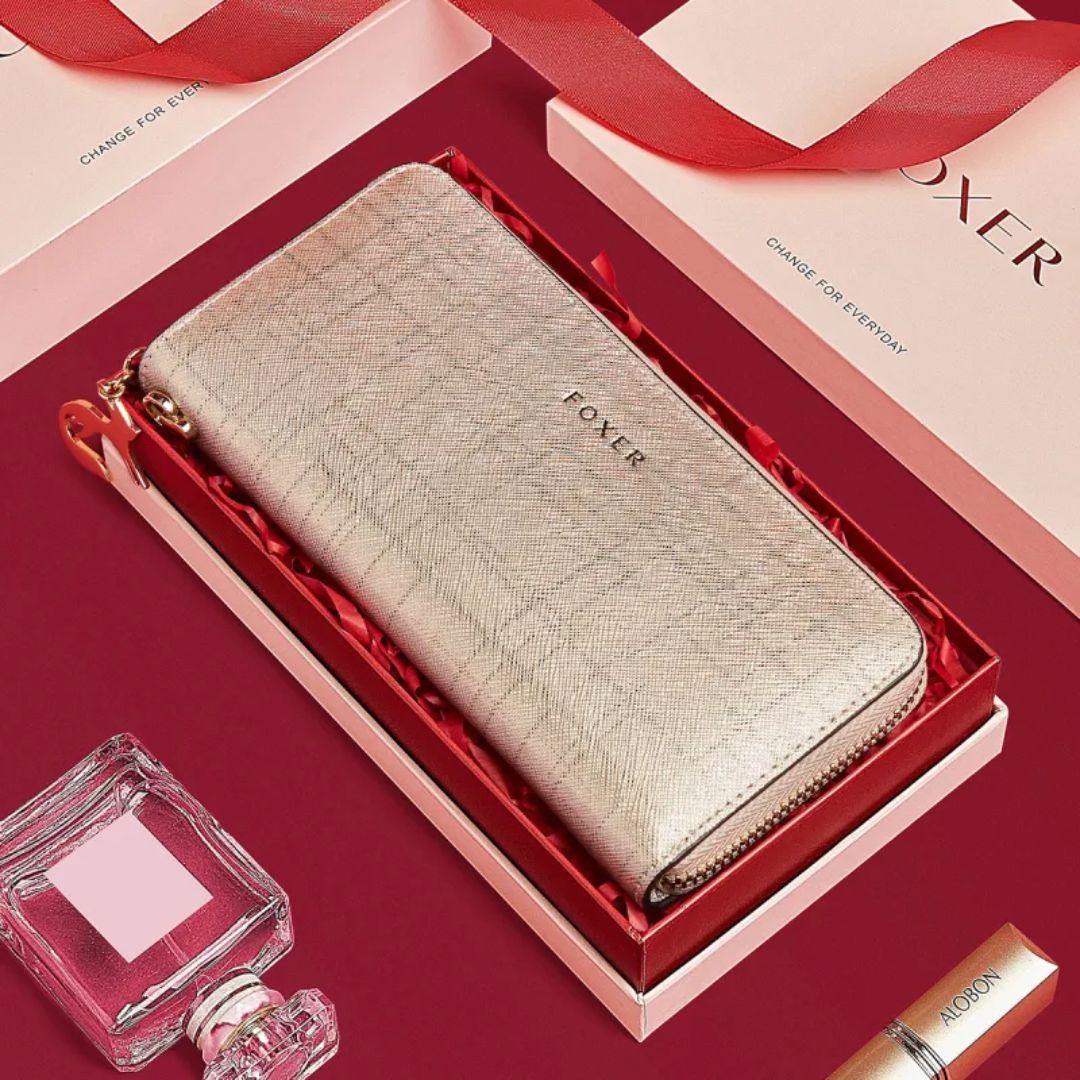 Women's Clutch Purse ⎜ Long Wallet with Coin Pocket and Card Slots