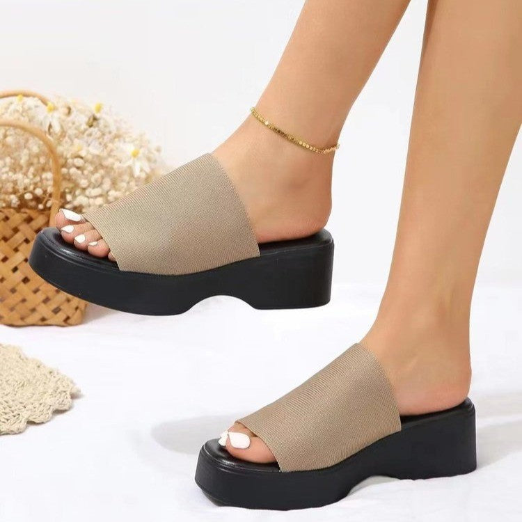 Fashionable Platform Loafers for Women ⎜ Comfortable Wedges with a Leopard Pattern for Versatile Outfits