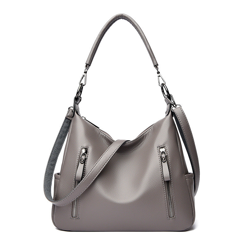 Fashionable Shoulder Bag for Women ⎜ Classic Handle Bag with Practical Zip Compartments