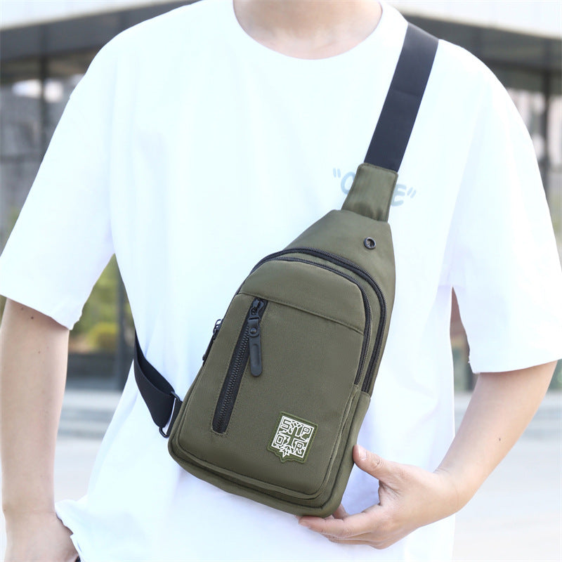 Shoulder Bag for Men ⎜ Compact Crossbody Bag with Zip and Adjustable Shoulder Strap