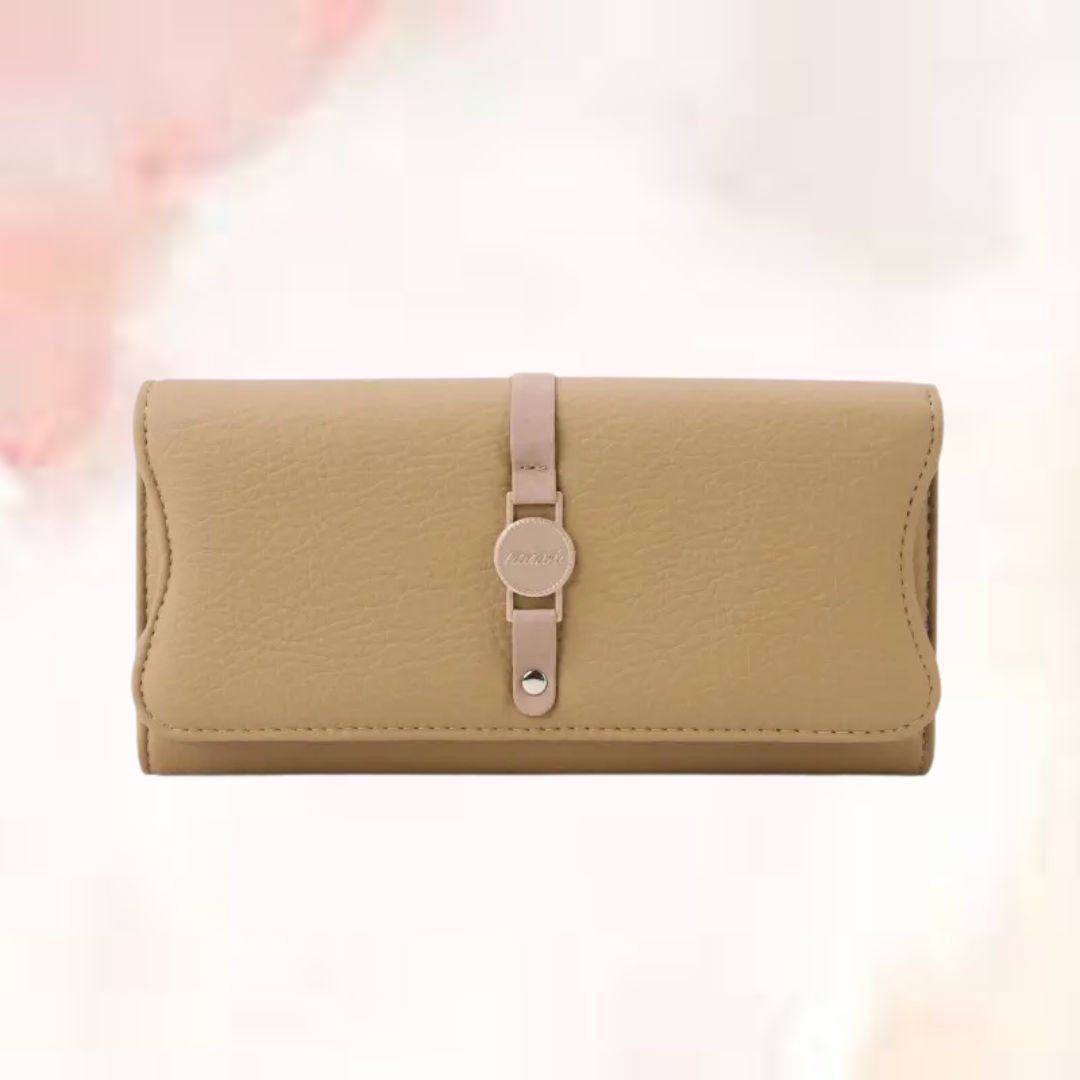 Women's Leather Wallet in Long Format ⎜ Simple and Elegant Wallet for Everyday Use