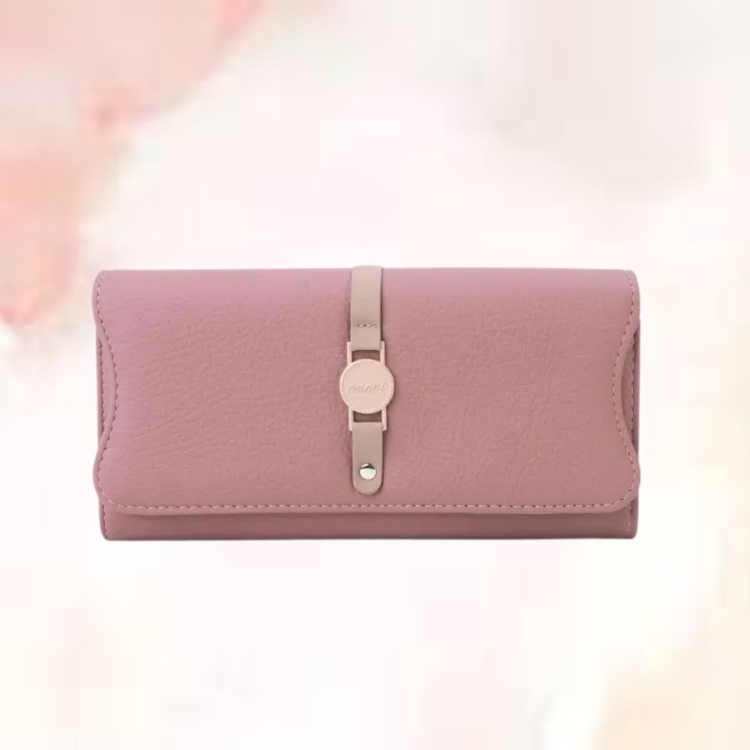 Women's Leather Wallet in Long Format ⎜ Simple and Elegant Wallet for Everyday Use