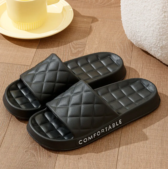 Men's Slippers for Summer ⎜ Comfortable Bathing Shoes with Soft , Non - Slip Sole Design