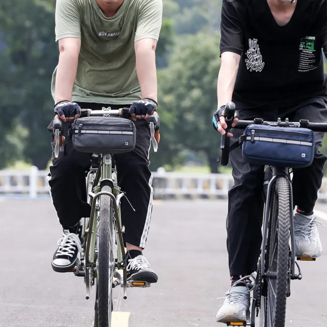 Bike Handlebar Bag with Shoulder Strap ⎜ Versatile Front Bag for Everyday Use , Leisure and Bike Tours