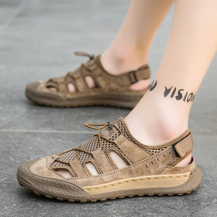 Men's Sandals ⎜ Comfortable Roman Sandals with Non - Slip Sole for Summer
