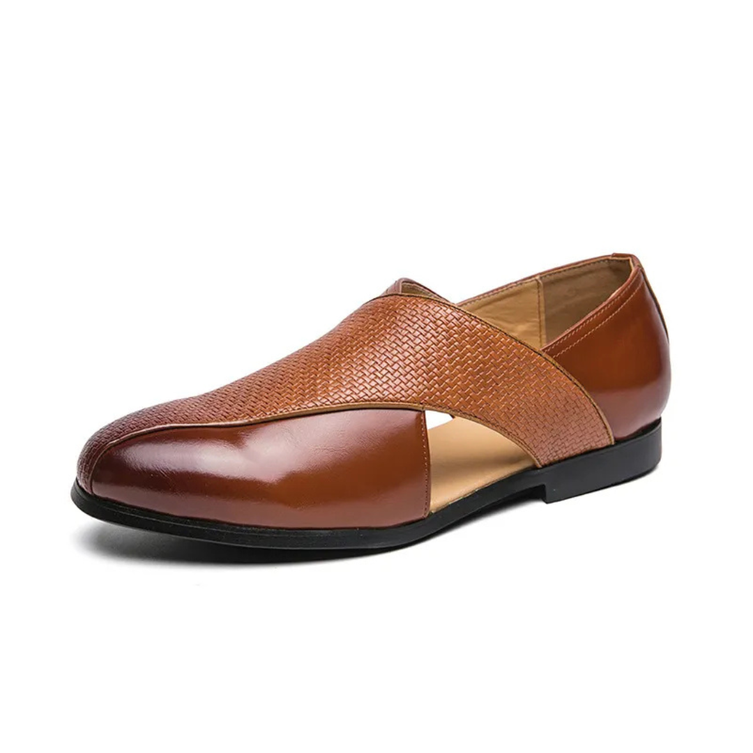 Men's Sandals ⎜ Fashionable Leather Shoes with a Breathable Design for Summer