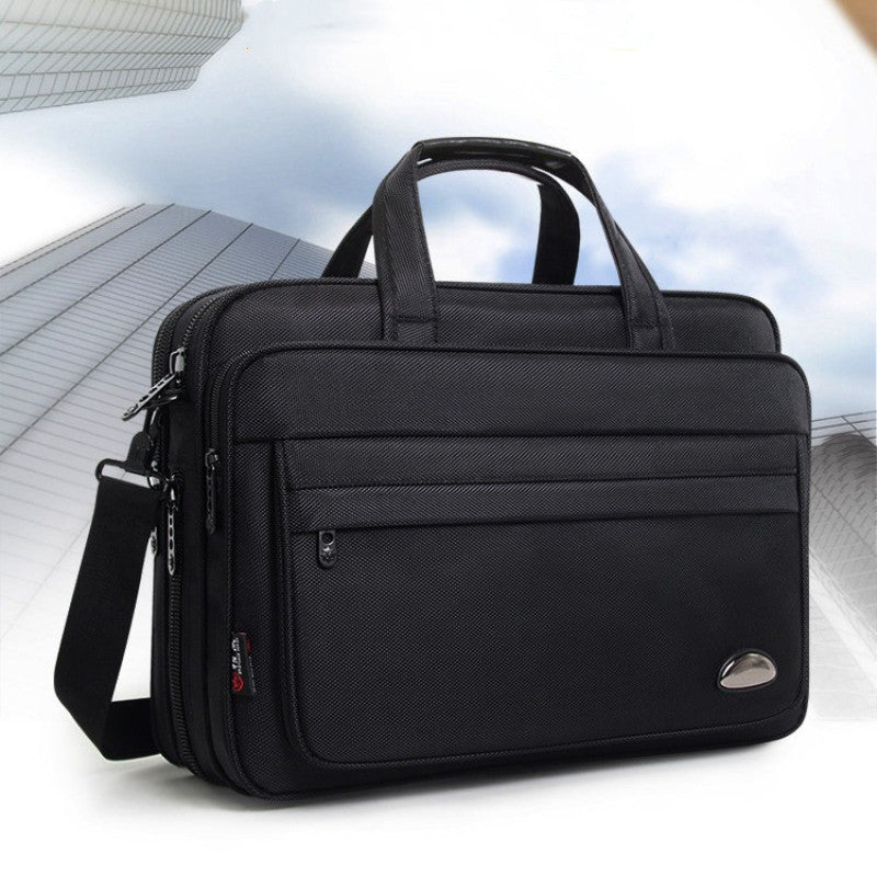 Laptop Bag for Men ⎜ Waterproof Oxford Briefcase with Plenty of Storage Space and Robust Workmanship