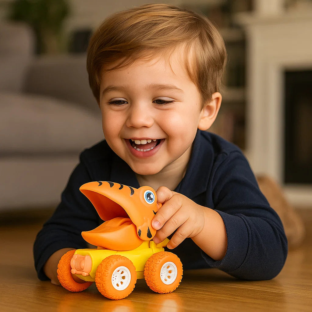 PUSH & DRIVE DINO MONSTERTRUCKS