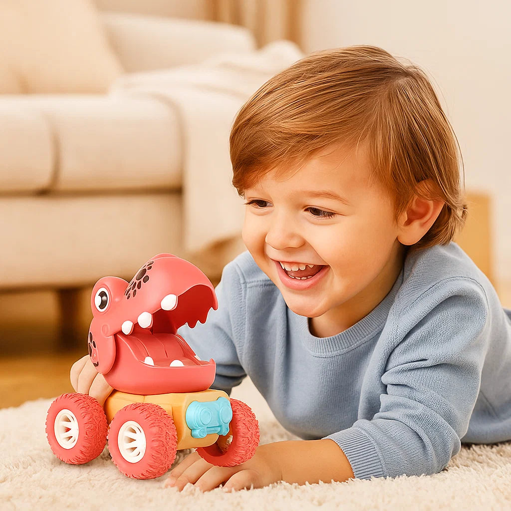 PUSH & DRIVE DINO MONSTERTRUCKS