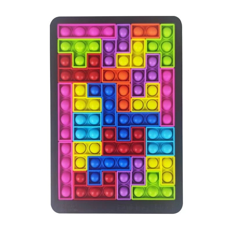 Colourful Tetris children's game