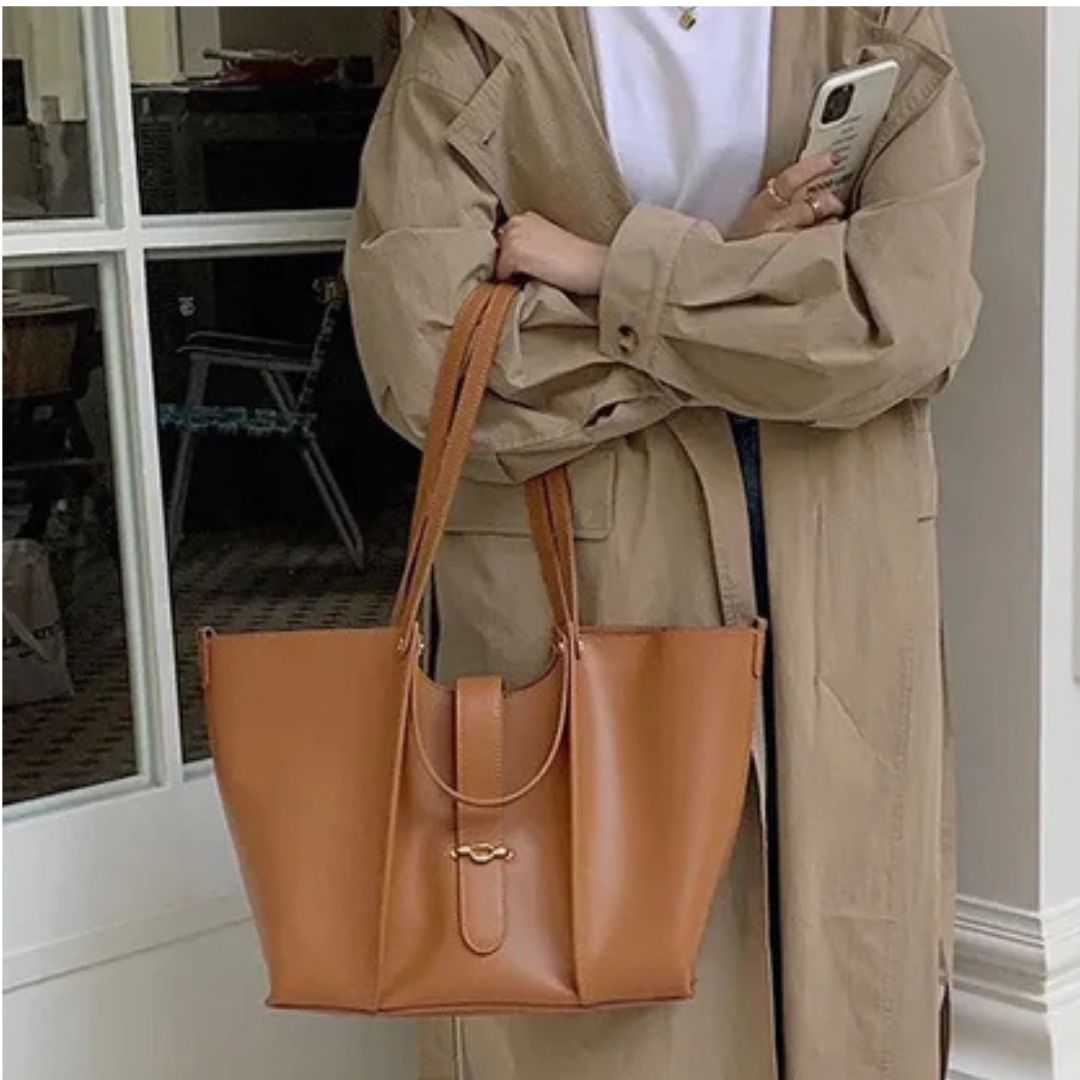 Large Tote Bag for Women ⎜ High - Quality Design Made From Genuine Leather with a Spacious Interior