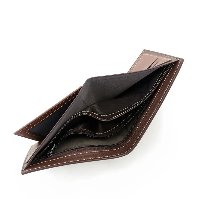 Men's Wallet with Large Capacity ⎜ Triple - Folding with Coin Pocket and Card Compartments