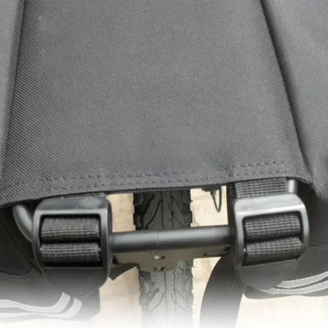 Bike Bag for Pannier Rack ⎜ Double - Sided Bag with Plenty of Storage Space and Reflective Strips