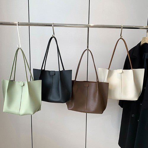 Retro Two - Piece Set ⎜ Elegant Bag with Practical Cosmetic Bag and Plenty of Storage Space
