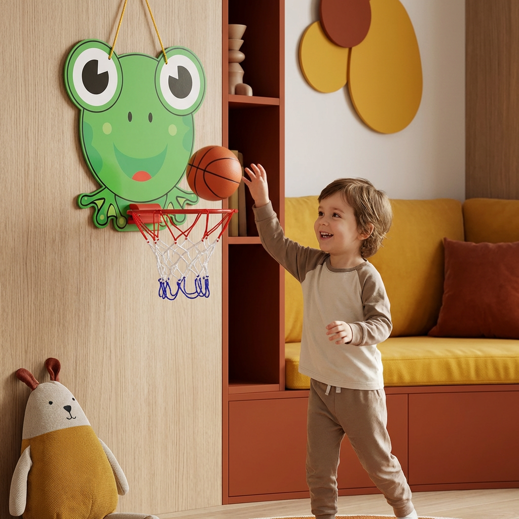 Cute Animal Basketball Set for Kids