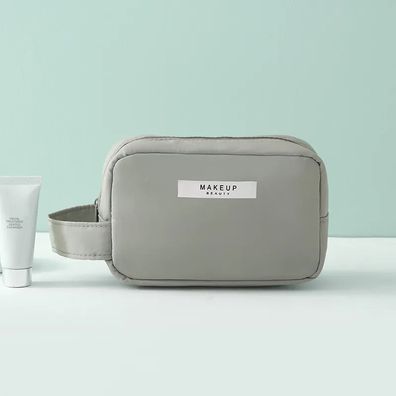 Cosmetics Bag for Women ⎜ Travel Organiser with Compartments for Make - Up and Integrated Brush Storage