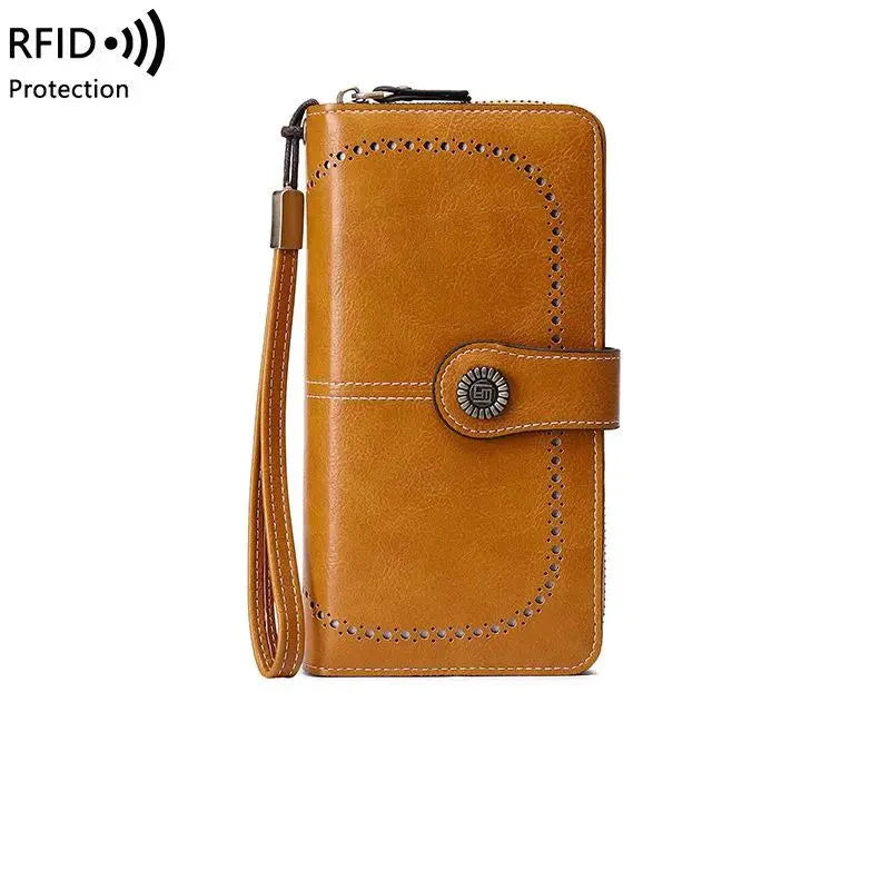 Women's Wallet with Zip ⎜ Rfid Protection and Large Capacity in a Modern Design