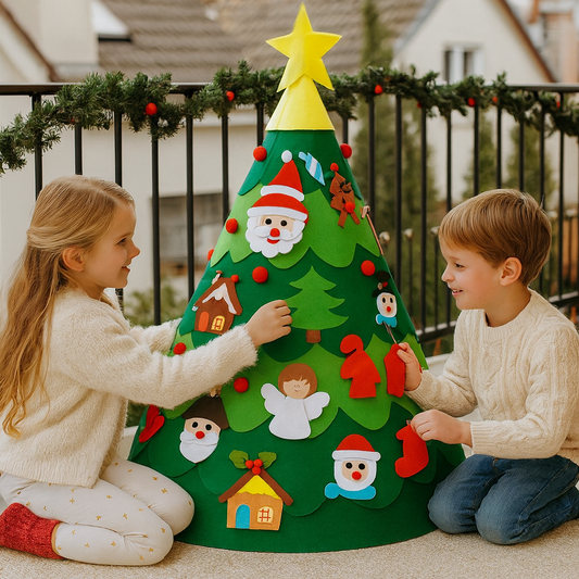 Montessori 3D Felt Christmas Tree