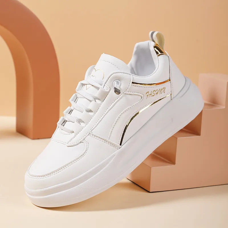 Women's Trainers ⎜ Comfortable Platform Shoes with a Trendy Design and Soft Sole for Everyday Wear