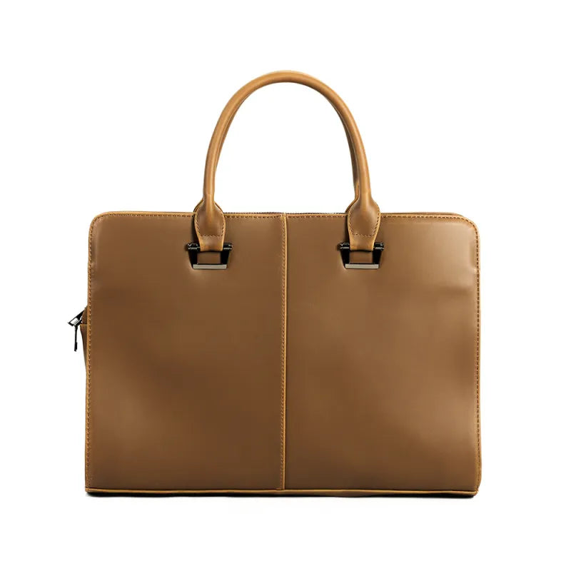 Business Bag for Men ⎜ Elegant Briefcase with Carrying Handles and Slim Design for the Office and Meetings