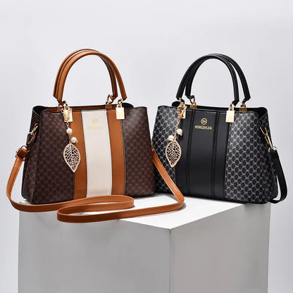 Elegant Shoulder Bag for Women ⎜ Versatile Handbag with Contrasting Colours and Generous Storage Space