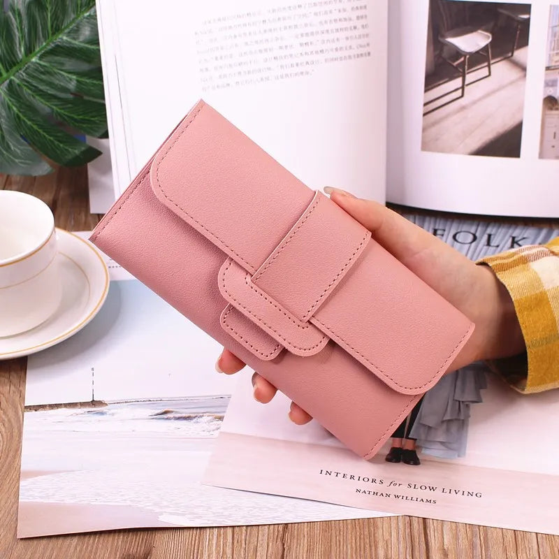 Women's Wallet in Long Format ⎜ Tri - Fold Clutch with Large Capacity for Cards and Notes