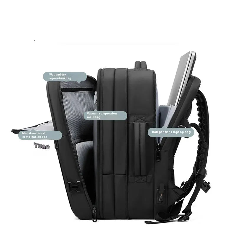Multifunctional Backpack for Men ⎜Spacious and Practical Backpack for Work Travelling and Everyday Life