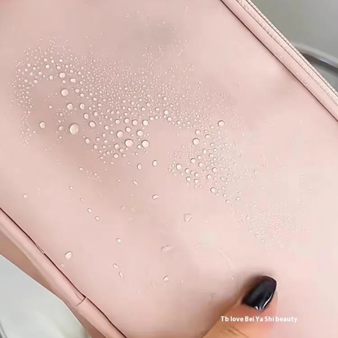 Cosmetics Bag for Women ⎜ Large Travel Bag with Double Zip and Water - Repellent Material