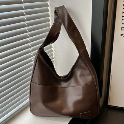 Vintage Hobo Bag for Women ⎜ Spacious Shoulder Bag Made From Pu Leather