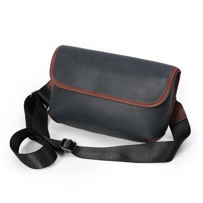 Shoulder Bag for Men ⎜ Fashionable Landscape Format with Magnetic Flap and Adjustable Shoulder Strap
