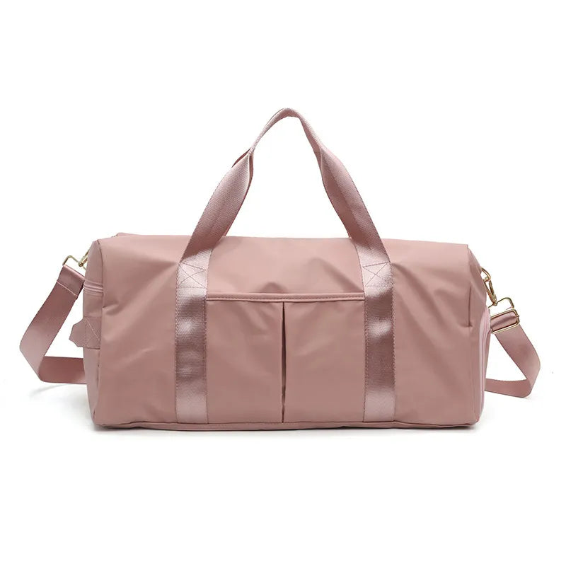 Women's Sports Bag ⎜ Large Travel Bag with Shoulder Strap and Separate Compartment for Shoes or Wet Clothes