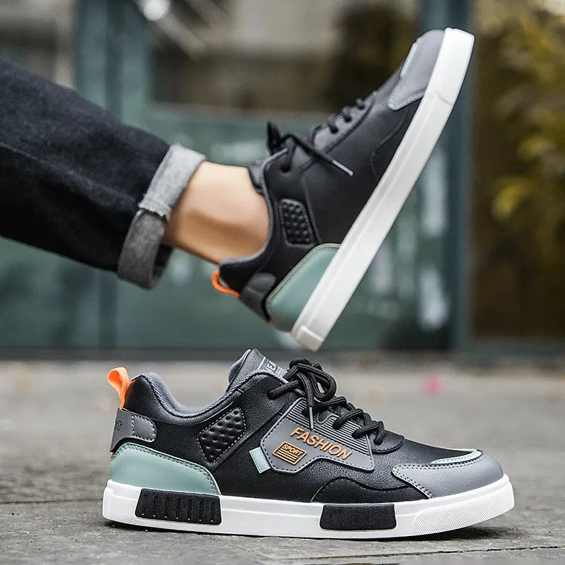 Men's Sneakers ⎜ Comfortable Casual Shoes Made of Leather with a Special Design for Sport and Everyday Wear